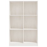 vidaXL Bibliotecă, alb, 70x33x110 cm, lemn masiv de pin vidaXL Bibliotecă, alb, 70x33x110 cm, lemn masiv de pin