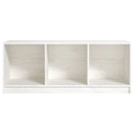 vidaXL Comodă TV, alb, 104x33x41 cm, lemn masiv de pin vidaXL Comodă TV, alb, 104x33x41 cm, lemn masiv de pin