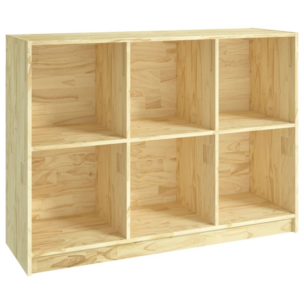 vidaXL Bibliotecă, 104x33x76 cm, lemn masiv de pin