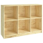 vidaXL Bibliotecă, 104x33x76 cm, lemn masiv de pin vidaXL Bibliotecă, 104x33x76 cm, lemn masiv de pin