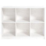 vidaXL Bibliotecă, alb, 104x33x76 cm, lemn masiv de pin vidaXL Bibliotecă, alb, 104x33x76 cm, lemn masiv de pin
