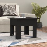 vidaXL Măsuță de cafea, negru, 55x55x42 cm, lemn prelucrat vidaXL Măsuță de cafea, negru, 55x55x42 cm, lemn prelucrat