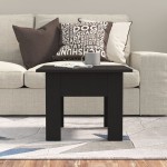 vidaXL Măsuță de cafea, negru, 55x55x42 cm, lemn prelucrat vidaXL Măsuță de cafea, negru, 55x55x42 cm, lemn prelucrat