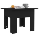vidaXL Măsuță de cafea, negru, 55x55x42 cm, lemn prelucrat vidaXL Măsuță de cafea, negru, 55x55x42 cm, lemn prelucrat