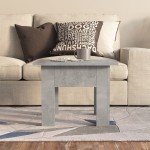 vidaXL Măsuță de cafea, gri beton, 55x55x42 cm, lemn prelucrat vidaXL Măsuță de cafea, gri beton, 55x55x42 cm, lemn prelucrat