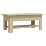 vidaXL Măsuță de cafea, stejar sonoma, 102x55x42 cm, lemn prelucrat vidaXL Măsuță de cafea, stejar sonoma, 102x55x42 cm, lemn prelucrat