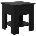 vidaXL Măsuță de cafea, negru, 40x40x42 cm, lemn prelucrat vidaXL Măsuță de cafea, negru, 40x40x42 cm, lemn prelucrat