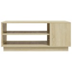 vidaXL Măsuță de cafea, stejar sonoma, 102x55x43 cm, lemn prelucrat vidaXL Măsuță de cafea, stejar sonoma, 102x55x43 cm, lemn prelucrat