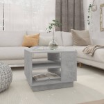 vidaXL Măsuță de cafea, gri beton, 55x55x43 cm, lemn prelucrat vidaXL Măsuță de cafea, gri beton, 55x55x43 cm, lemn prelucrat