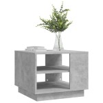vidaXL Măsuță de cafea, gri beton, 55x55x43 cm, lemn prelucrat vidaXL Măsuță de cafea, gri beton, 55x55x43 cm, lemn prelucrat