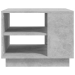vidaXL Măsuță de cafea, gri beton, 55x55x43 cm, lemn prelucrat vidaXL Măsuță de cafea, gri beton, 55x55x43 cm, lemn prelucrat