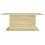 vidaXL Măsuță de cafea, stejar sonoma, 102x55,5x40 cm, lemn prelucrat vidaXL Măsuță de cafea, stejar sonoma, 102x55,5x40 cm, lemn prelucrat