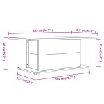 vidaXL Măsuță de cafea, stejar sonoma, 102x55,5x40 cm, lemn prelucrat vidaXL Măsuță de cafea, stejar sonoma, 102x55,5x40 cm, lemn prelucrat