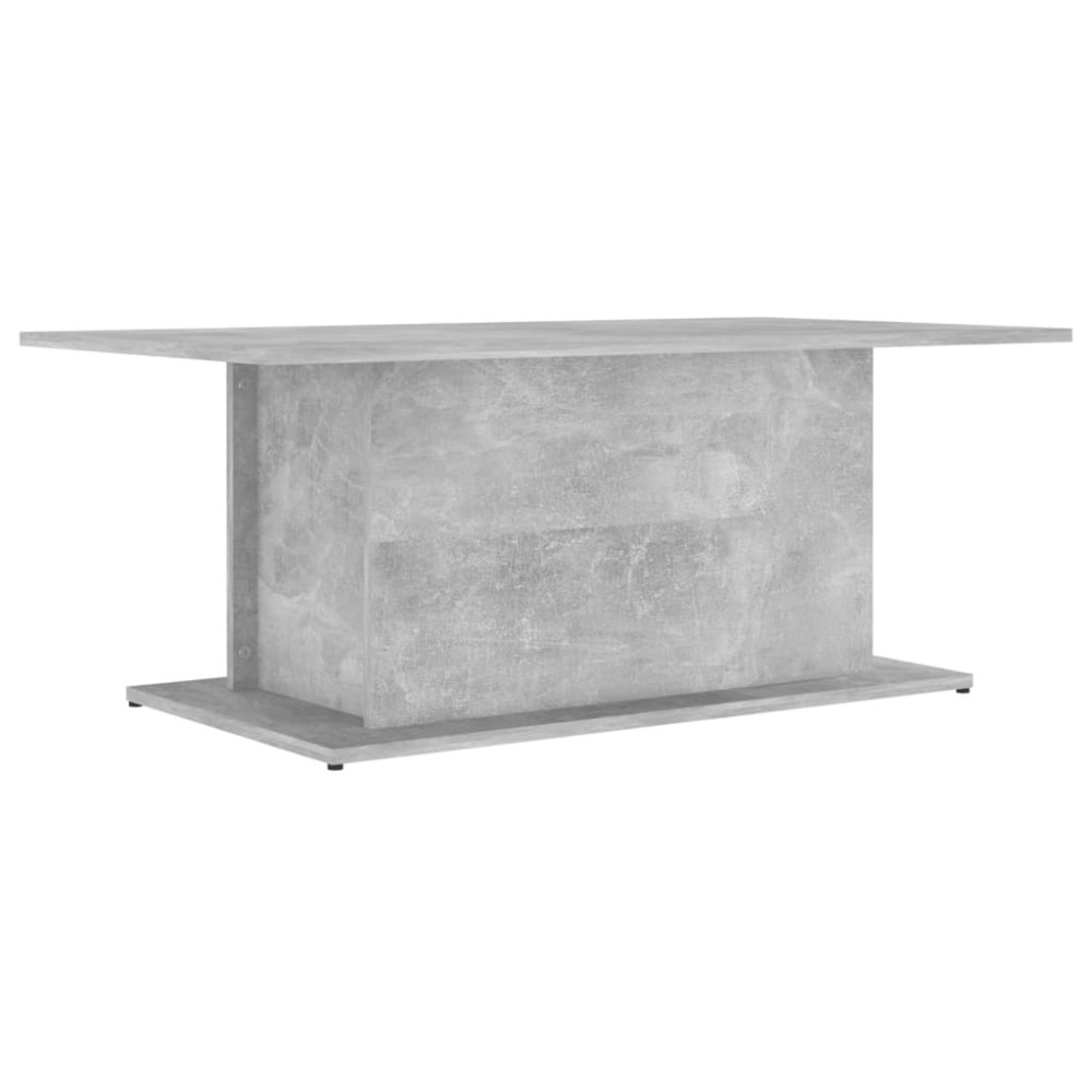 vidaXL Măsuță de cafea, gri beton, 102x55,5x40 cm, lemn prelucrat