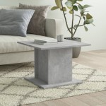 vidaXL Măsuță de cafea, gri beton, 55,5x55,5x40 cm, lemn compozit vidaXL Măsuță de cafea, gri beton, 55,5x55,5x40 cm, lemn compozit