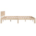 vidaXL Cadru de pat King Size, 150x200 cm, lemn masiv vidaXL Cadru de pat King Size, 150x200 cm, lemn masiv