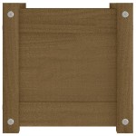 vidaXL Jardinieră de grădină, maro miere, 31x31x31 cm, lemn pin vidaXL Jardinieră de grădină, maro miere, 31x31x31 cm, lemn pin