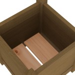 vidaXL Jardinieră de grădină, maro miere, 31x31x31 cm, lemn pin vidaXL Jardinieră de grădină, maro miere, 31x31x31 cm, lemn pin