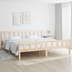 vidaXL Cadru de pat fără saltea, 160x200 cm, lemn masiv vidaXL Cadru de pat fără saltea, 160x200 cm, lemn masiv