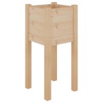 vidaXL Jardinieră de grădină, 31x31x70 cm, lemn masiv de pin vidaXL Jardinieră de grădină, 31x31x70 cm, lemn masiv de pin