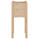 vidaXL Jardiniere de grădină, 2 buc., 31x31x70 cm, lemn masiv de pin