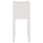 vidaXL Jardiniere de grădină, 2 buc., alb, 31x31x70 cm, lemn masiv pin vidaXL Jardiniere de grădină, 2 buc., alb, 31x31x70 cm, lemn masiv pin