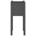 vidaXL Jardinieră de grădină, gri, 31x31x70 cm, lemn masiv de pin vidaXL Jardinieră de grădină, gri, 31x31x70 cm, lemn masiv de pin