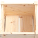 vidaXL Jardinieră de grădină, 40x40x70 cm, lemn masiv de pin vidaXL Jardinieră de grădină, 40x40x70 cm, lemn masiv de pin