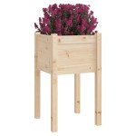 vidaXL Jardiniere de grădină, 2 buc., 40x40x70 cm, lemn masiv de pin vidaXL Jardiniere de grădină, 2 buc., 40x40x70 cm, lemn masiv de pin