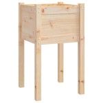 vidaXL Jardiniere de grădină, 2 buc., 40x40x70 cm, lemn masiv de pin vidaXL Jardiniere de grădină, 2 buc., 40x40x70 cm, lemn masiv de pin