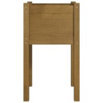 vidaXL Jardinieră de grădină, maro miere, 40x40x70 cm, lemn masiv pin vidaXL Jardinieră de grădină, maro miere, 40x40x70 cm, lemn masiv pin