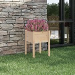 vidaXL Jardinieră de grădină, 50x50x70 cm, lemn masiv de pin vidaXL Jardinieră de grădină, 50x50x70 cm, lemn masiv de pin