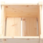 vidaXL Jardinieră de grădină, 50x50x70 cm, lemn masiv de pin vidaXL Jardinieră de grădină, 50x50x70 cm, lemn masiv de pin