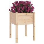 vidaXL Jardiniere de grădină, 2 buc., 50x50x70 cm, lemn masiv pin