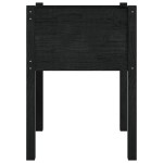 vidaXL Jardiniere de grădină, 2 buc., negru, 50x50x70cm lemn masiv pin vidaXL Jardiniere de grădină, 2 buc., negru, 50x50x70cm lemn masiv pin