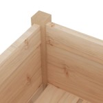 vidaXL Jardinieră de grădină, 70x70x70 cm, lemn masiv de pin vidaXL Jardinieră de grădină, 70x70x70 cm, lemn masiv de pin