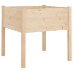 vidaXL Jardiniere de grădină, 2 buc., 70x70x70 cm, lemn masiv de pin vidaXL Jardiniere de grădină, 2 buc., 70x70x70 cm, lemn masiv de pin
