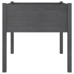 vidaXL Jardiniere de grădină, 2 buc., gri, 70x70x70 cm, lemn masiv pin vidaXL Jardiniere de grădină, 2 buc., gri, 70x70x70 cm, lemn masiv pin