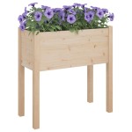 vidaXL Jardiniere de grădină, 2 buc., 70x31x70 cm, lemn masiv de pin