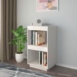 vidaXL Bibliotecă, alb, 40x30x71 cm, lemn masiv de pin vidaXL Bibliotecă, alb, 40x30x71 cm, lemn masiv de pin
