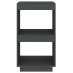 vidaXL Bibliotecă, gri, 40x35x71 cm, lemn masiv de pin vidaXL Bibliotecă, gri, 40x35x71 cm, lemn masiv de pin