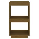 vidaXL Raft pentru cărți, maro miere, 40x35x71 cm, lemn masiv de pin vidaXL Raft pentru cărți, maro miere, 40x35x71 cm, lemn masiv de pin