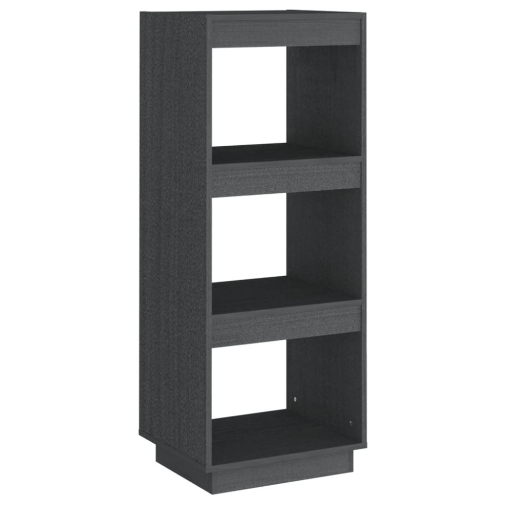 vidaXL Bibliotecă/Separator cameră gri 40x35x103 cm lemn masiv de pin