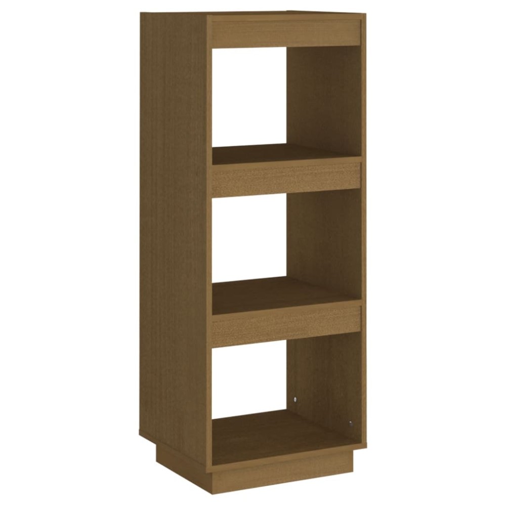 vidaXL Bibliotecă/Separator cameră, maro miere, lemn masiv de pin