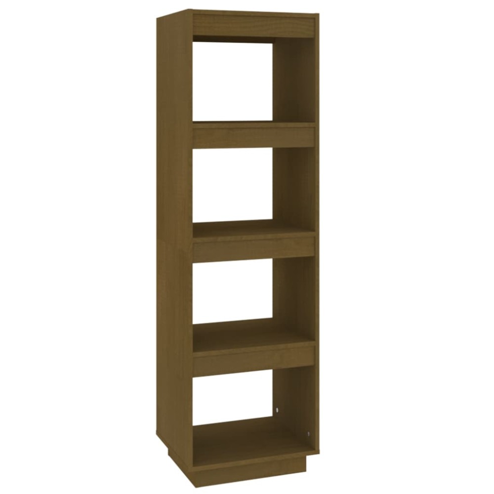 vidaXL Bibliotecă/Separator cameră maro miere 40x35x135cm lemn pin