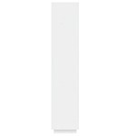 vidaXL Bibliotecă/Separator cameră alb 40x35x167 cm lemn masiv de pin