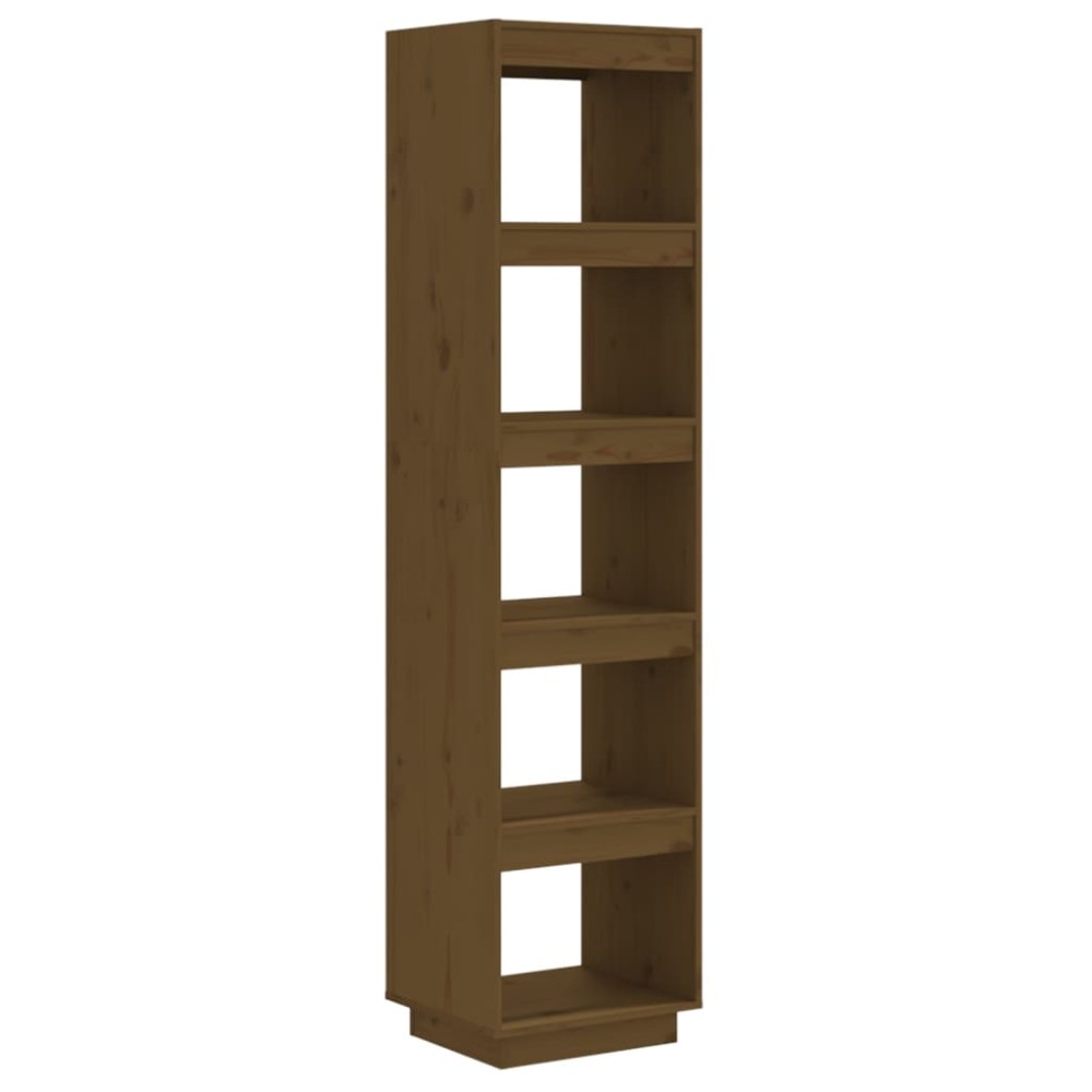 vidaXL Bibliotecă/Separator cameră, maro miere, 40x35x167 cm lemn pin