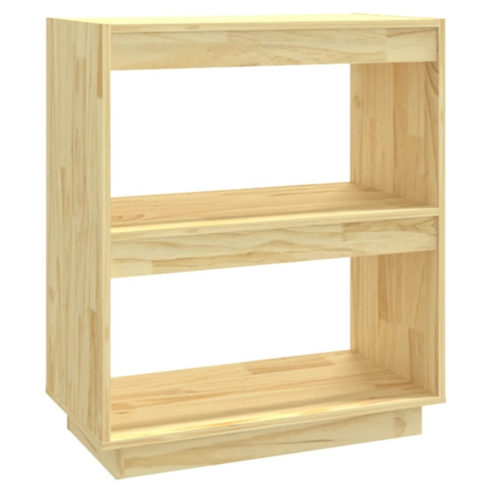 vidaXL Bibliotecă, 60x35x71 cm, lemn masiv de pin
