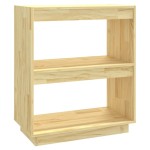 vidaXL Bibliotecă, 60x35x71 cm, lemn masiv de pin vidaXL Bibliotecă, 60x35x71 cm, lemn masiv de pin