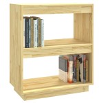 vidaXL Bibliotecă, 60x35x71 cm, lemn masiv de pin vidaXL Bibliotecă, 60x35x71 cm, lemn masiv de pin